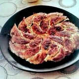 花みたいな＊パリジュワ焼き餃子